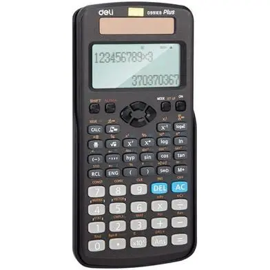 Deli - ED991ES  Clear screen 417 functions Battery power for students Scientific Calculator  – View 1